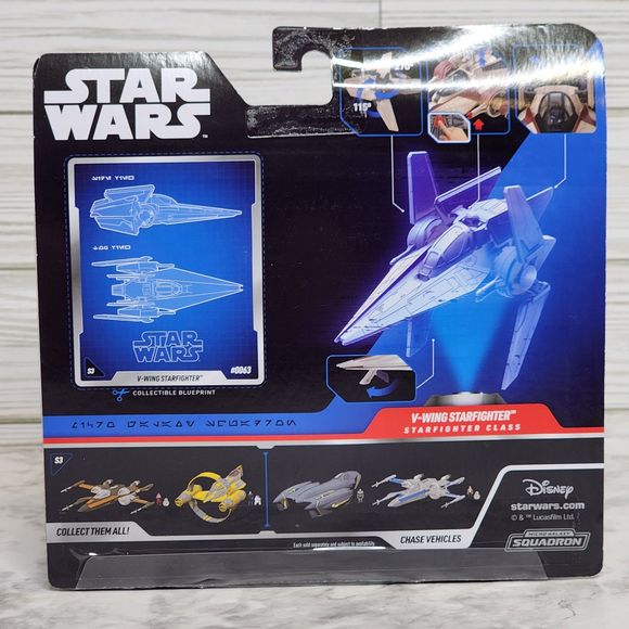Star Wars Micro Galaxy Squadron V-Wing Starfighter - Picture 2 of 2